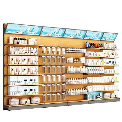 China Single Sided Shelf Sets / Mini Supermarket Shelves System Stationary Convenience Store Shelves Display Rack for sale