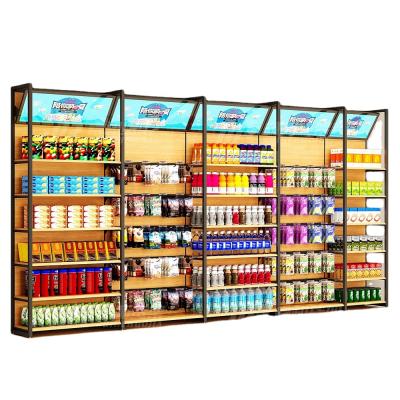 China Best Quality Single Sided Heavy Duty Supermarket Deli Single Side Wall Retail Display Stands for sale