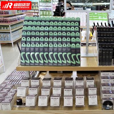 China Fashion Retail Single Sided 7 Layers Nail Polish Display Stand Acrylic Nail Polish Display Rack for sale