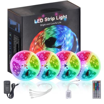 China Residential 20mtrs 65ft 20M VIP 20 Meters Silicone 5050 Waterproo RGB LED Flexible Strip Lights For Bedroom for sale