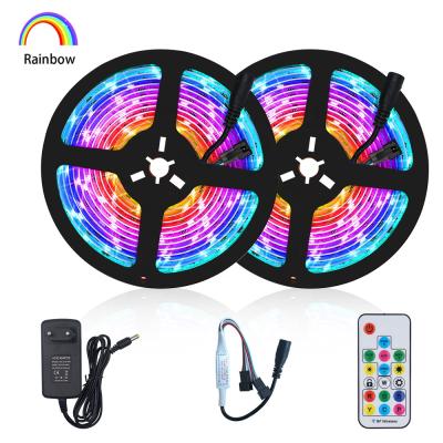 China Outdoor Theme Park Strips WS 2811 Pixel 10m Remote RGBIC SMD Set Accessible RGB Color Light LED Dream Strip for sale