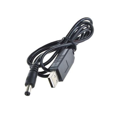 China MP3/MP4 Player DC 5V Type A Male USB To DC Jack 5.5*2.1mm 9V Step Up Boost USB Power Converter Cable For Wireless Router for sale