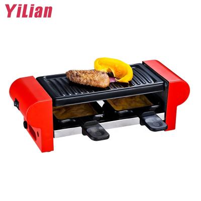 China hotel smokeless kebab barbecue longtec appliances machine mini one raclette grill 2 people for sale