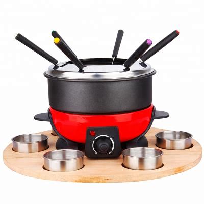 China Sustainable Mini Chocolate Raclette Cheese Party Fondue Maker Set for sale