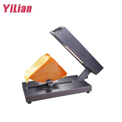 China Hotel Black Raclette Electric Cheese Melter Style Warmer Swiss Cast Irons, Stainless Steel Accessory for sale