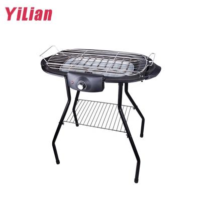 China Easily Assembled Vertical Portable Gas Barbecue Stove Cast Iron Smoker Barbecue Grill for sale