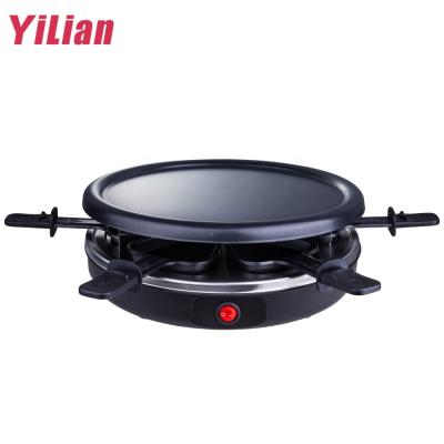 China Easily Assembled Multi-Function Multi-Function Round Smokeless Baking Tray Machine Electric Home BBQ Grill Indoor Mold BBQ for sale