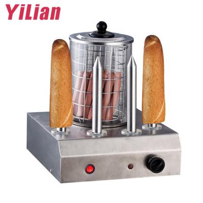 China Hotels hot dog machine steam roller cooker bun with small booth for commercial maker warmer for sale