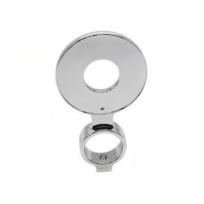 China Drinking System Chrome Plated Silver Round Beer Decal Holder, Badge Holder, Beer Tap Accessories for sale