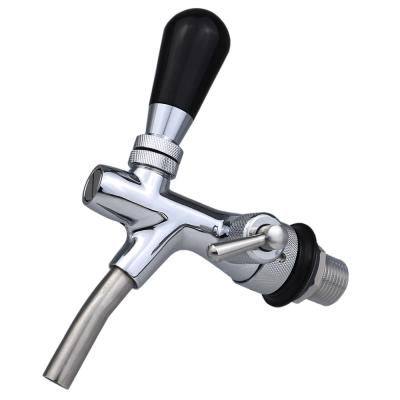 China Durable ALL 304 Adjustable Beer Tap Food Grade Stainless Steel Tap Faucet for sale