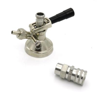 China Disposable Home Brew JG Push Fit G System Beer Coupler With Safety Valve for sale