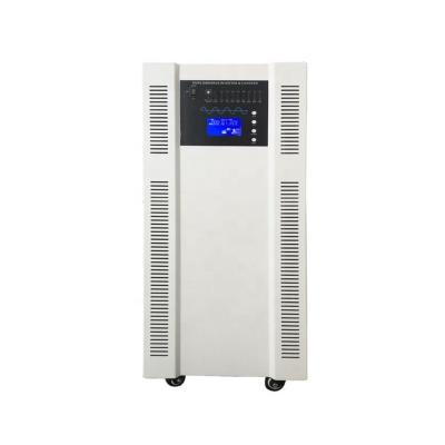 China Hybrid Solar Inverter 12KW 10KW 8KW Off-grid HET Factory LCD Display Mppt Charger Controller 48Vdc Low Frequency Solar Inverter à venda