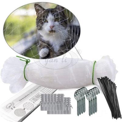 China Cat protection balcony/yard cat protection balcony net invisible safety net for cat 3m*4m cat net for windows for sale