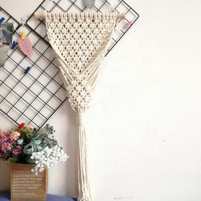 China Eco-Friendly Macrame Wall Hanging Macrame Plant Hangers Rope Plant Pot Hanger for sale