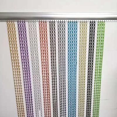 Chine anodized aluminum chain link curtain chain fly screen for dividers à vendre