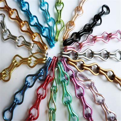 China brilliant and matt color metal chain curtain en venta