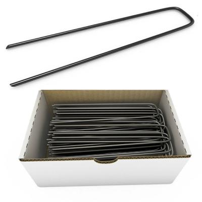 Chine 100 pack 6-inch galvanized ground garden staples à vendre