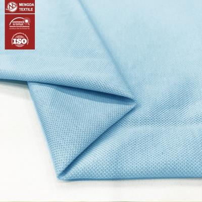 China 50S Cotton Fabric Knitted Pique Fabric 100% Cotton Mercerized Polo Fabric for sale