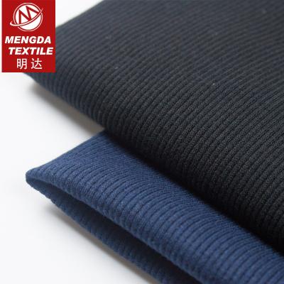 China 12oz 96 rib cotton 4 spandex rib knit denim fabric for clothing cuff for sale