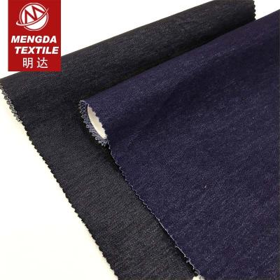 China TWILL Twill Jeans Indigo Dyed Knit Denim Cotton Polyamide And Elastane Fabrics for sale