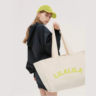 China Handled Custom Logo Size Printed Eco Friendly Custom Canvas Tote Bag Shoulder Bag Reusable Polyester Cotton Canvas Tote Bags for sale