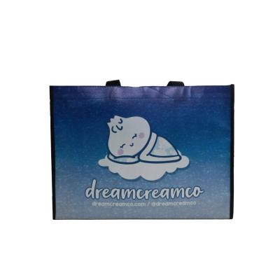 China Folding Eco Friendly Custom Logo Non Woven Recycled pp non woven bag In Stock Non Woven Shopping Coloring Bags for sale