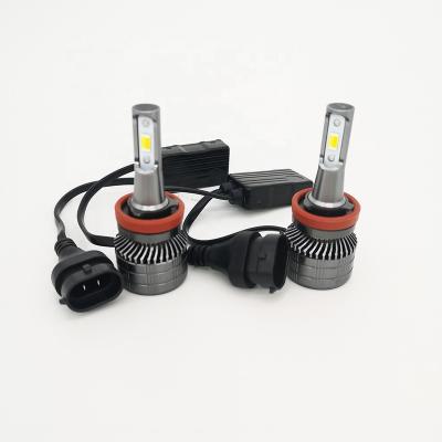 China Super brightness newest three color temperature street lamp led hb3 F10s tri led headlight H1 H4 H7 9006 for sale