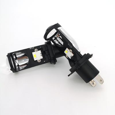 China H4 Fanless Led Motorcycle Headlight 8000 Lumen Xenon White Mini Driving Light Lights For A3 Motorbike Sportback for sale