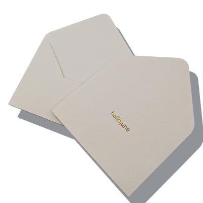 China Gift & High Quality Custom Craft Envelope With Logo White Special Card Paper Envelope for sale