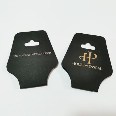 China Custom Bracelet Jewelry Display Cards With Logo Card For Bracelet Luxury Black for sale