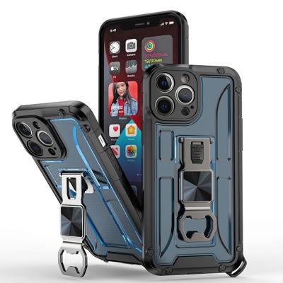 China Shockproof Clear Armor Case For iphone 14 13 12 Ring Holder Car Magnetic Mobile Bracket Shockproof Accessories Phone Case Back Cover for sale