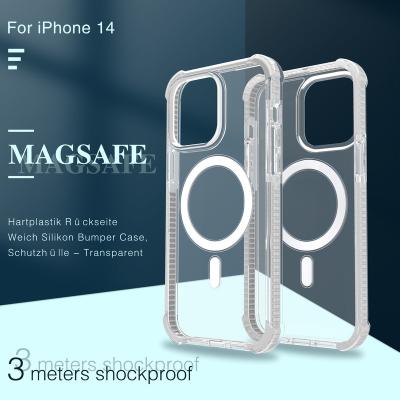 China Shockproof Luxury Design Wireless Charging Magnetic Case For iPhone 14 Cell Phone Shockproof Case For iPhone 11 12 13 14 for sale