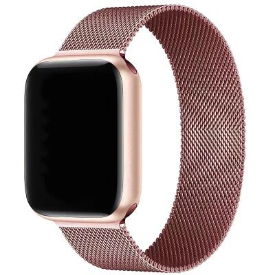 China Luxury Milanese Loop Stainless Steel Watch Band For Apple Watch Band Metal Mesh Bracelet Strap Band 1/2/3/4/5/6/7/se For Apple 38 42 mm for sale