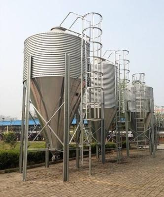 China Farms Galvanizing Stainless Steel Automatic Feeding System Tower For Animal Husbandry for sale