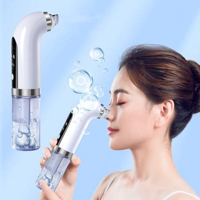 China Acne Treatment 5 in 1 USB Rechargeable Facial Pore Blackhead Remover Vacuum Blackhead Cleaner Cleaner With Water for sale