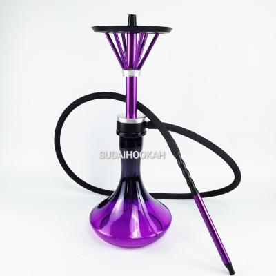 China Aluminum alloy factory customized in 2022, hot-selling large aluminum alloy 6 hole out of smoke hookah for sale