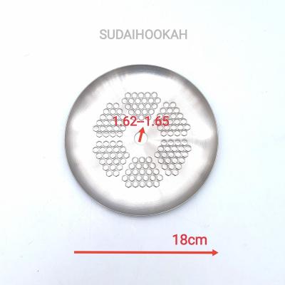 China Stainless steel factory outlet, hot sale embossed stainless steel hookah dish 180MM stainless steel plate for sale