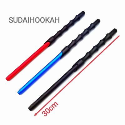 China Factory Direct Selling Hot Spot 30CM Hookah Hookah Handle Custom Made Two Color Aluminum Hookah Handle for sale