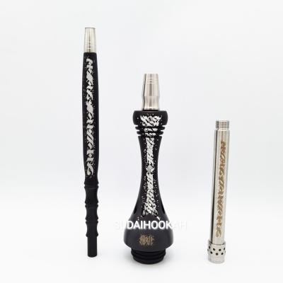 China Customized Parts Smoking Factory, Gift Box New Version Laser Lettering X Alpha Hookah for sale