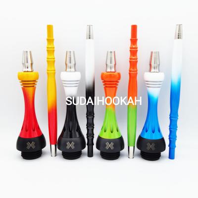 China Factory Customized Double Parts Factory Customized Baking Varnish Alpha X Smoking Hot Selling Hookah for sale