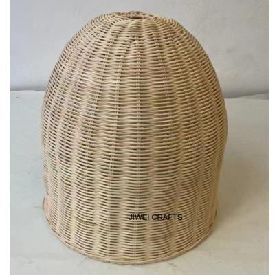 China Modern custom high quality woven natural rattan lampshade for sale