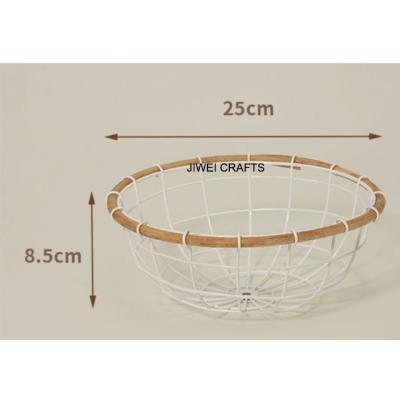 China Custom Organizer Metal Bin Maker Metal Storage Basket Bread Basket Food Basket for sale