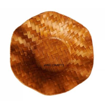 China Handmade Coaster Custom New Woven Bamboo Coasters for sale