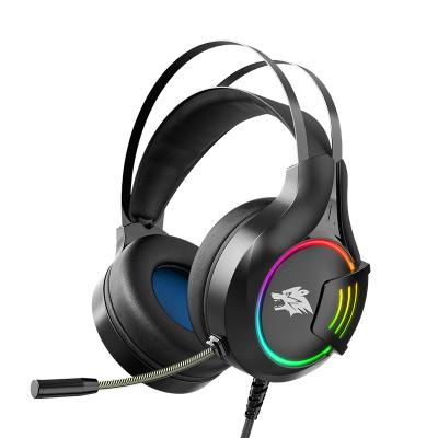 China X1 Gaming Comfortable Wearing Headphones Surround Stereo Headphones With MIC LED Lights Earbuds For Laptop Tablet Gamers for sale