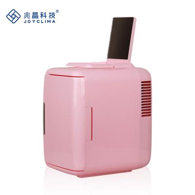 China Small Car Skin Care Beauty Cosmetic Mirror Makeup Fridge Freezer Price Feature Compressor Defrost Type Auto-defrost for sale