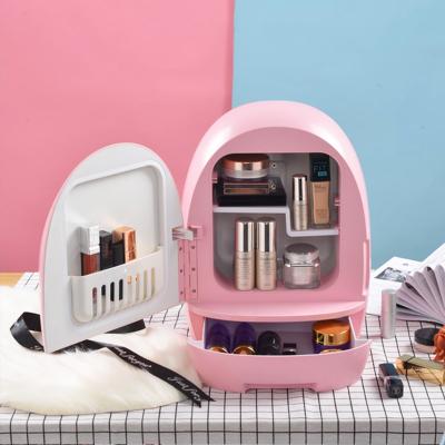 China Hotel Mini Fridge For Cosmetic 6L Beauty Small Fridges Customize Car Minibar Makeup Skincare Mini Fridge For Cosmetic With Mirror for sale