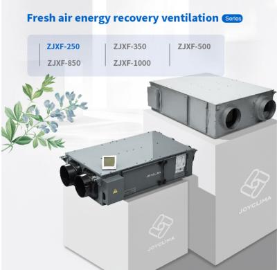 China Industrial low noise wall mounted air recuperator with pm2.5 filter air purifier for home for sale