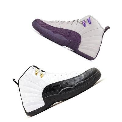 China Cushioning Fashion Designer Shoes Leather Retro Brand Sneakers AJ12 Chicago Mens Basketball Shoes for sale