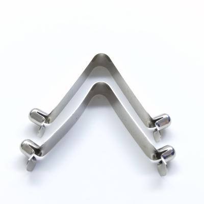 China China Custom V Shape Spiral Metal Tube Spring Clip for sale