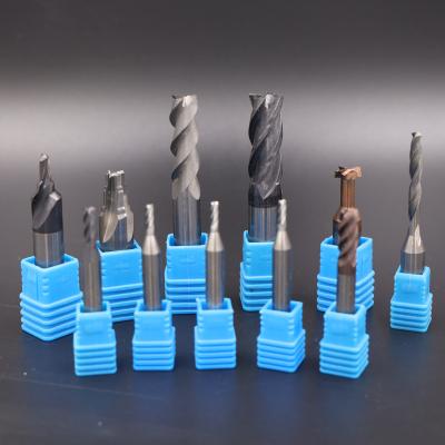 China China Factory Hardened Steel Factory Custom Polished Drill Bit Compression Milling Cutter Tool Step End Mill for sale